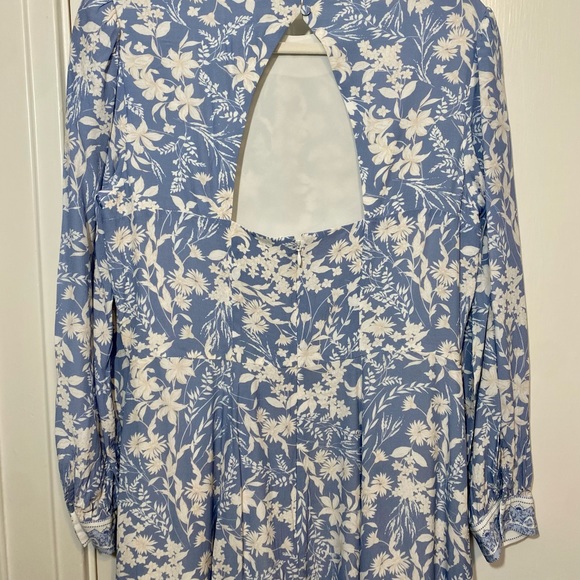 Antonio Melani Blue Floral Dress - Picture 4 of 6
